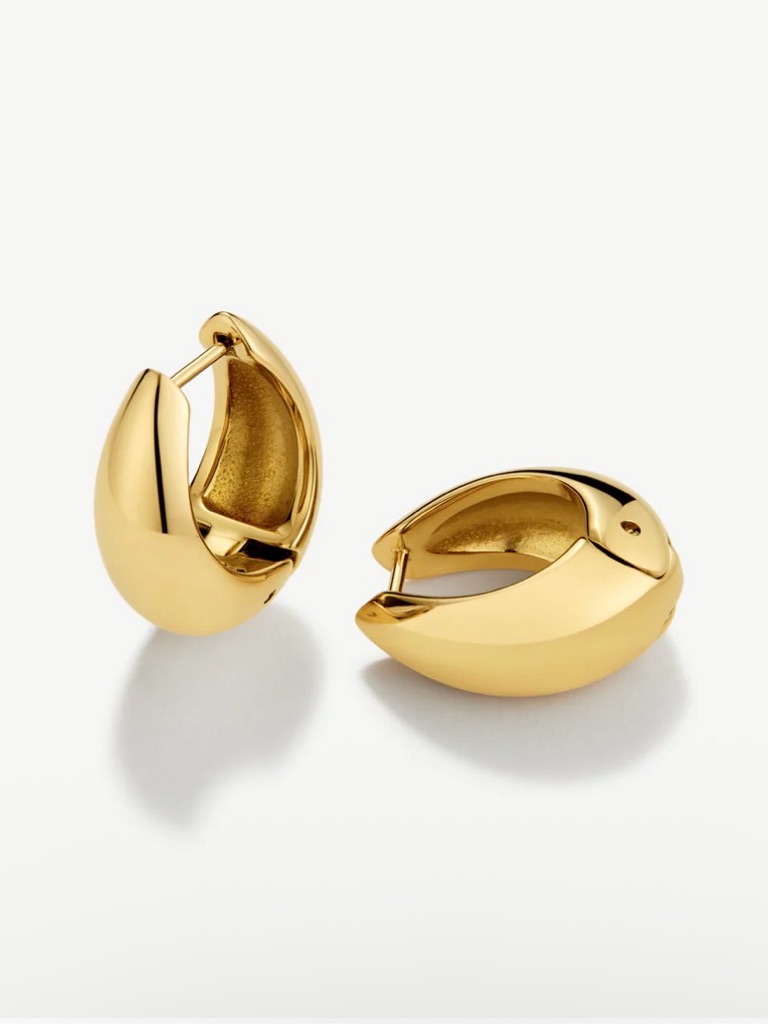 D.Louise Dome Huggie Earrings